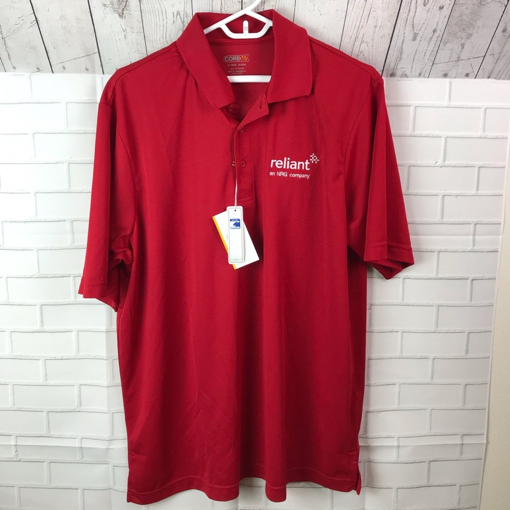 Reliant NRG COMPANY Polo Golf Shirt Large NWT!!!!